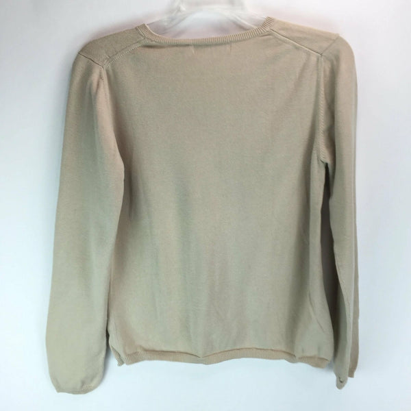 Old Navy Womens Sweater - Tan V-neck - Size Medium - Pull-over