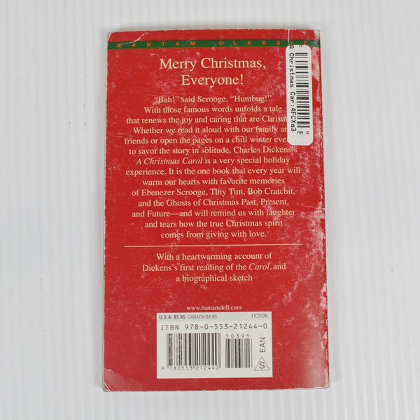 A Christmas Carol by Charles Dickens - Bantam Classic Paperback - 2009
