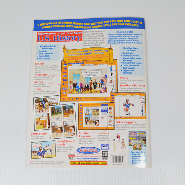 U.S. History Comic Book Maker by Arnie Uretsky - Kreative Komix