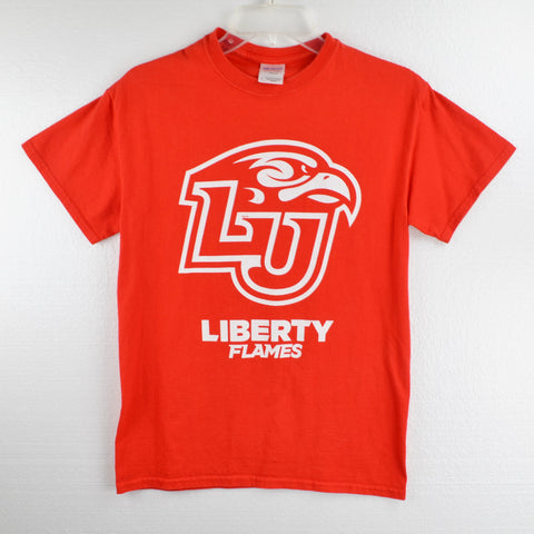 Liberty University Flames Logo Mens Small T-Shirt Womens Tee Large Graphic