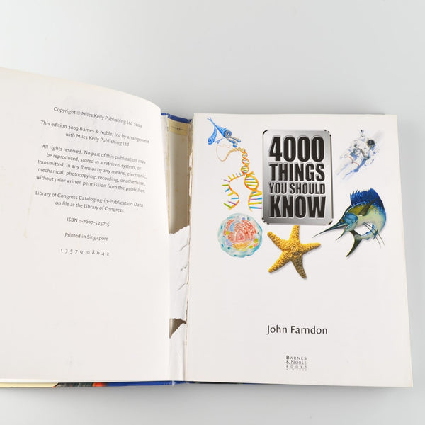 4000 Things You Should Know by John Farndon