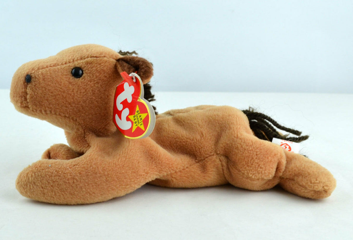 Rare Vintage 1995 outlet Derby Ty Beanie Baby Double Tagged