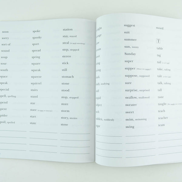 Spelling Dictionary for Beginning Writers Book 1 Resource - Independent Writing