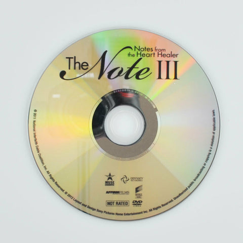 The Note III: Notes from the Heart Healer (DVD, 2012) Genie Francis - DISC ONLY
