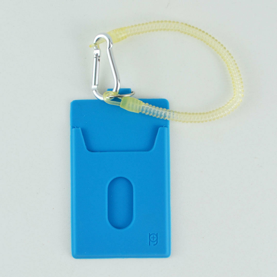 Silicone ID Tag with Lanyard Credit Card Holder - KAI SATSU P+G Designs - Blue