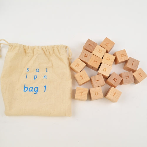 Debbie Hepplewhites Synthetic Phonetic Wooden Reading Blocks Stage 1 Candocubes