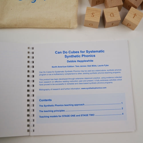 Debbie Hepplewhites Synthetic Phonetic Wooden Reading Blocks Stage 1 Candocubes