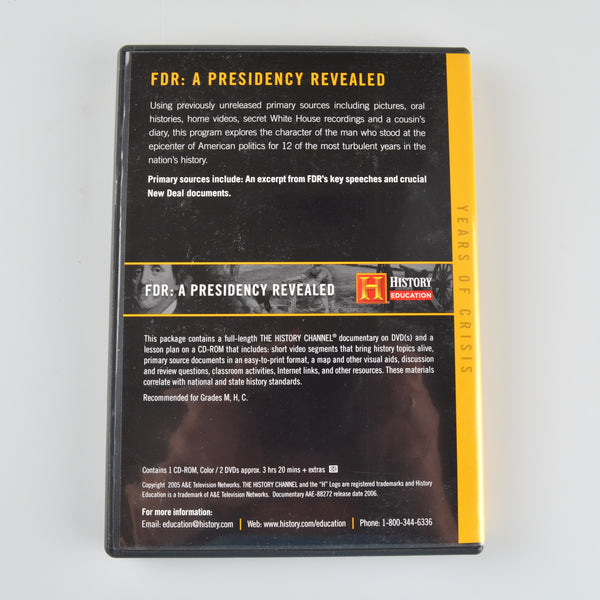 Multimedia Classroom American History Series Volume 1 DVD - FDR Presidency Revealed