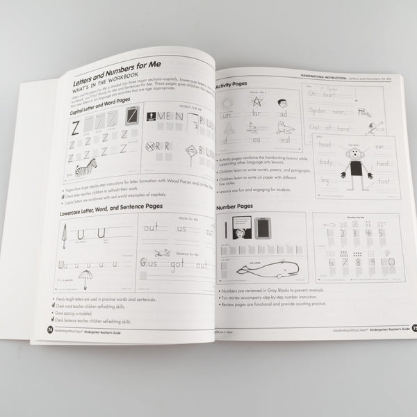 Handwriting Without Tears Kindergarten Teacher's Guide by  Olsen, Knapton + Bonus