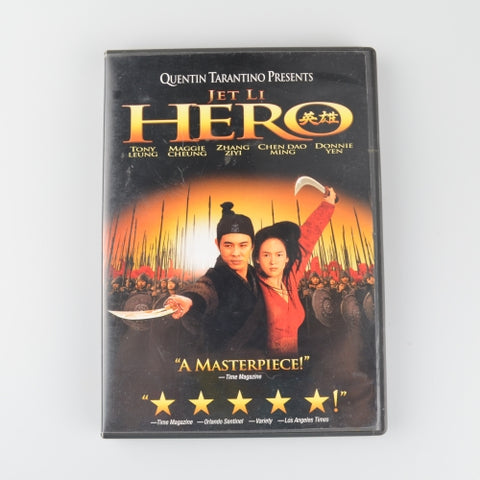 Jet Li Hero (DVD, 2002) Tony Leung, Maggie Cheung, Zhang Ziyi, Chen Dao Ming