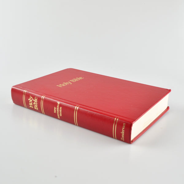 The Holy Bible NIV New International Version by Zondervan - Red Pew Bible