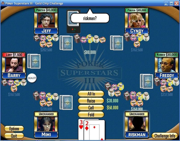 Poker Superstars III Gold Chip Challenge  - PC Game