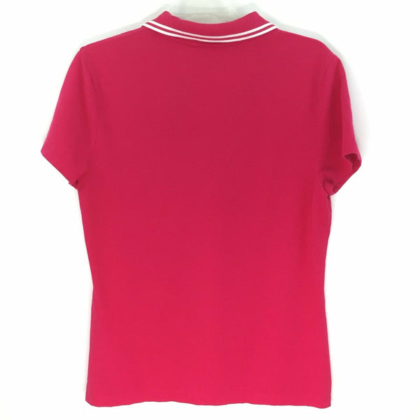 Tommy Hilfiger Womens Polo Top - Hot Pink - Size Large