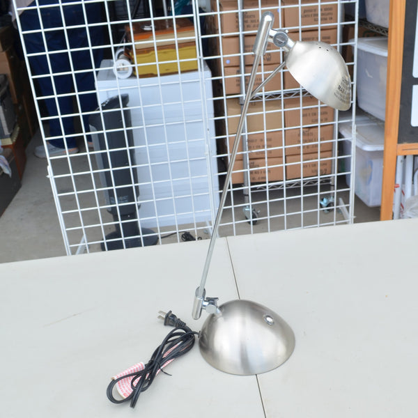 Swing Arm Desk Lamp - Silver Chrome Finish