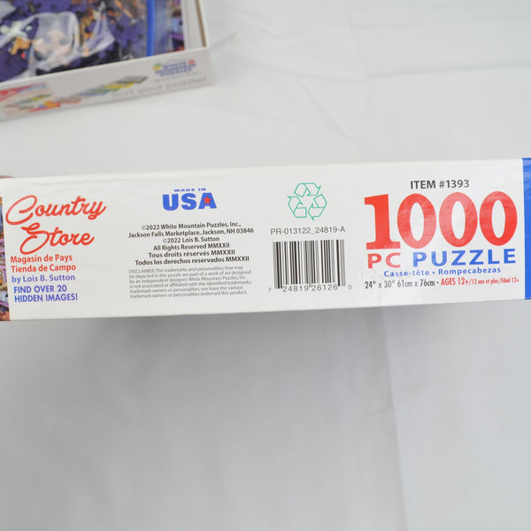 White Mountain Seek & Find - Country Store 1000 Piece Jigsaw Puzzle - 24 X 30