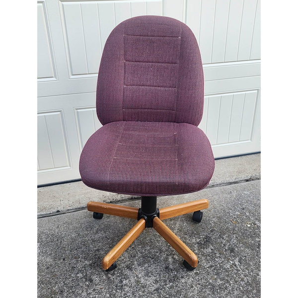 Koala SewComfort Sewing Chair - Craft, Desk Chair, Maroon Fabric