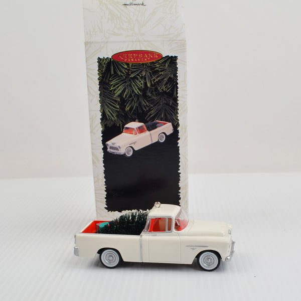 Hallmark All American Truck Lot of 4  Keepsake Christmas Ornaments - Ford, Chevy