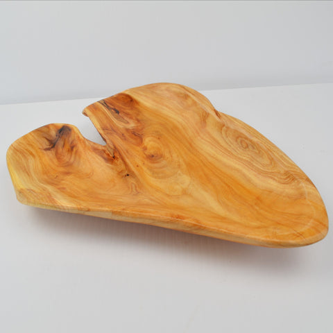 Natural Wooden Decorative Bowl Handmade Raw Irregular Shape Solid Wood (1196)