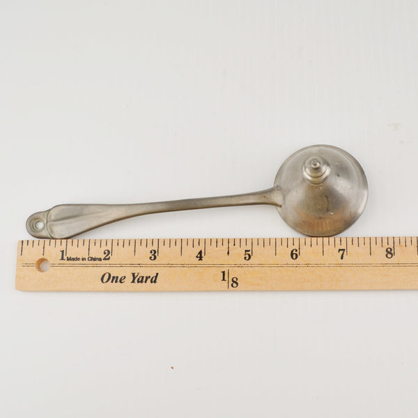 Pewter Candle Snuffer - Vintage Connecticut House Pewter - Signed 7.5"
