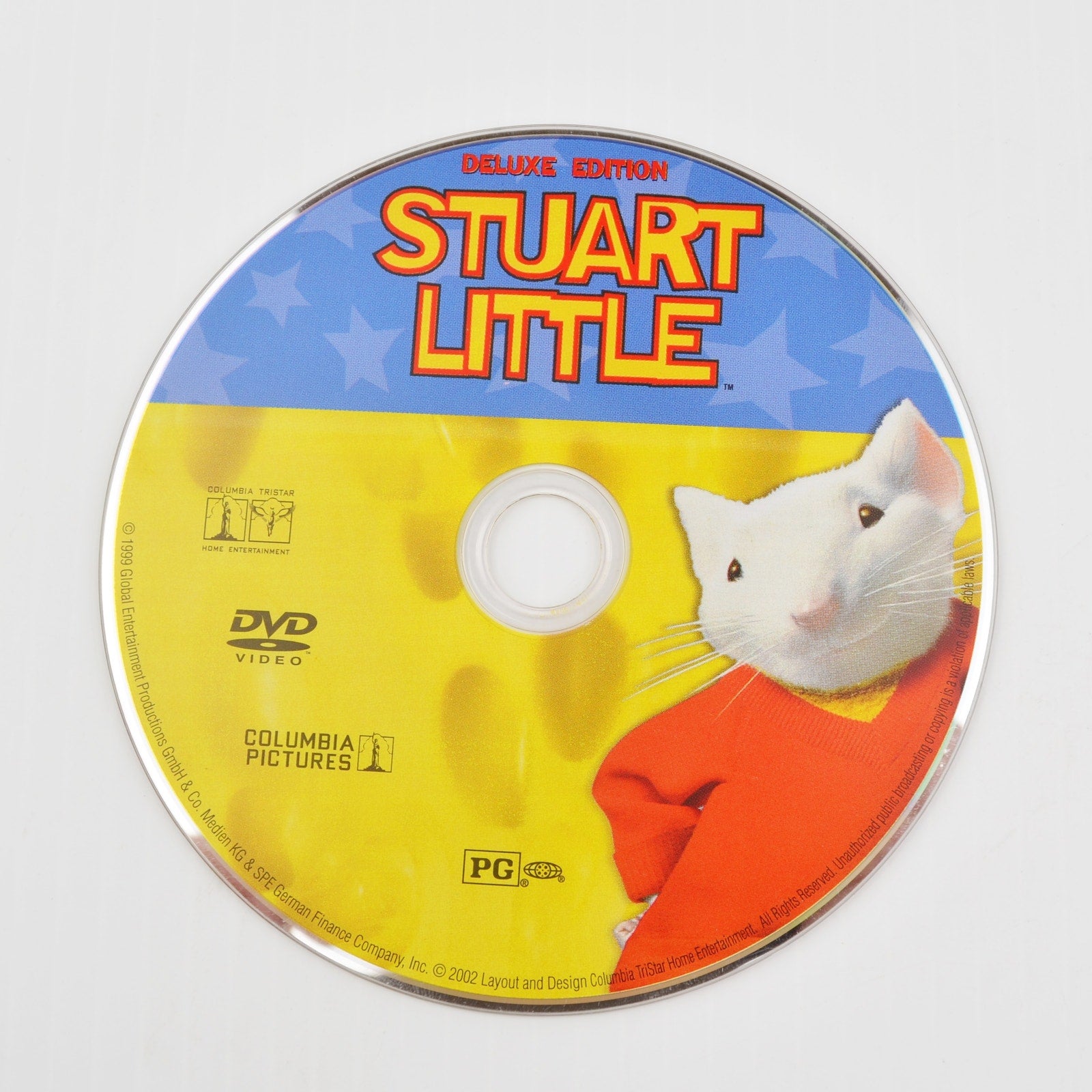 Stuart Little (DVD, 2002) Deluxe Edition - Geena Davis, Hugh Laurie - DISC ONLY