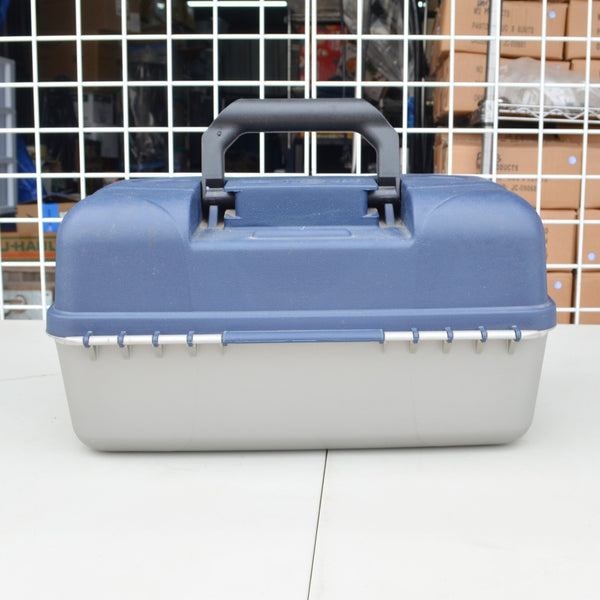 Flambeau Outdoors Fishing Tackle Box - Full of Lures and Other Tackle - Blue