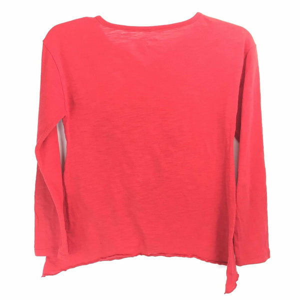 Epic Threads Girls Heart Top - Red Valentines Shirt Black Heart Size Youth Large