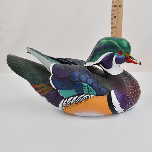 Sam Nottleman Swan Lake Wood Duck Decoy - Loon Lake by Wild Wings - 5116