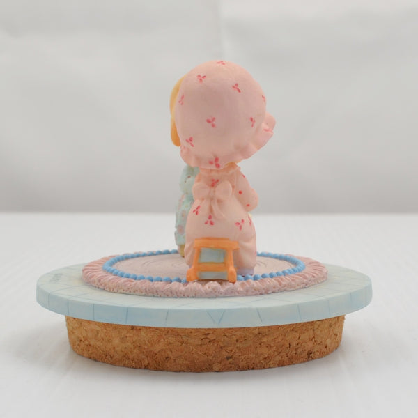 Precious Moments Enesco #770736 Girls Having Tea Candle Topper 2000