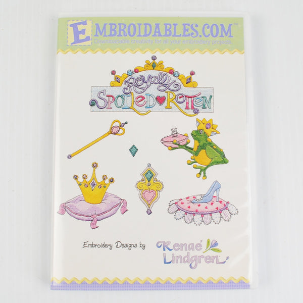 Princess Girl Fairytale Machine Embroidery CDs 1 & 2 Designs by Renae Lindgren