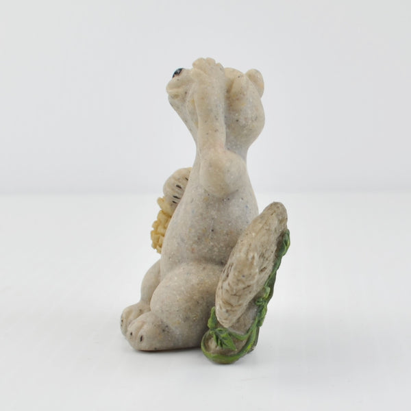 Second Nature Design Quarry Critters Blossom Bear - Picnic Bear Figurine 2003