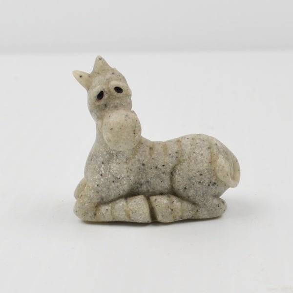 Second Nature Design Quarry Critters Mini Giraffe, Lion, Zebra Figurines - RARE
