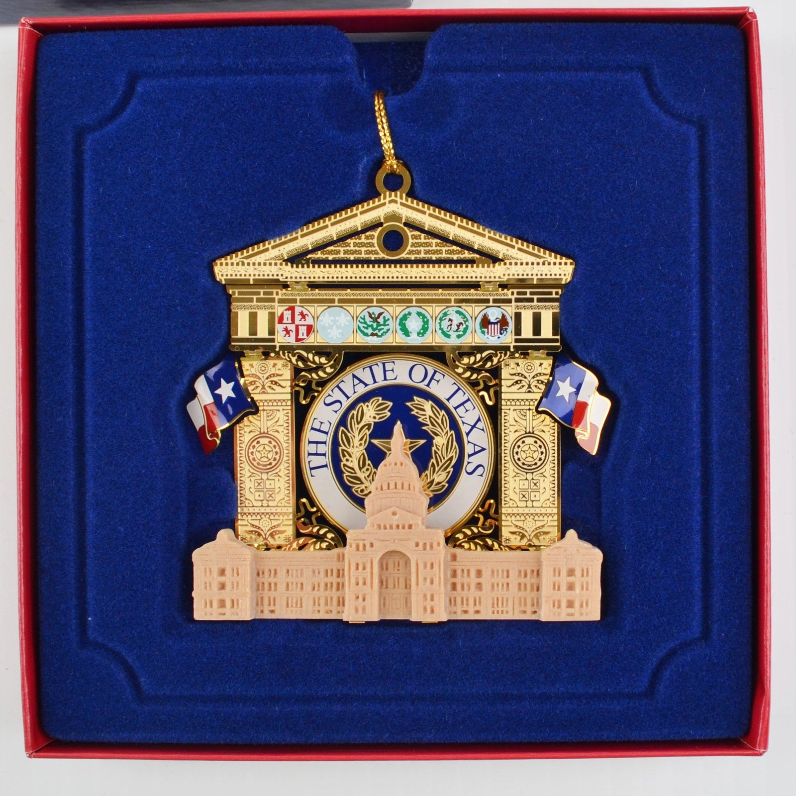 2010 Texas State Capitol Ornament With Box & Pamphlet - Christmas Holiday - NEW