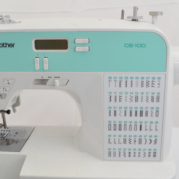 Brother CS-100 Computerized Sewing Machine - 60 Stitches, Pedal, Needles