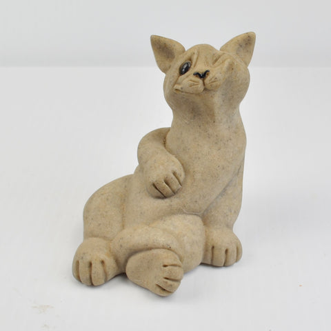 Second Nature Design Quarry Critters Cat Carla - Winking Cat Figurine 2000