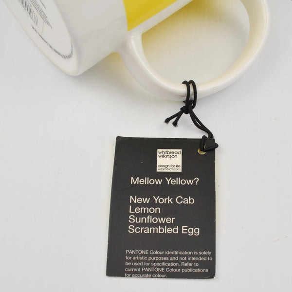 Pantone Coffee Mug - Process Yellow C - Lemon, Sunflower, New York Cab 10 oz NEW