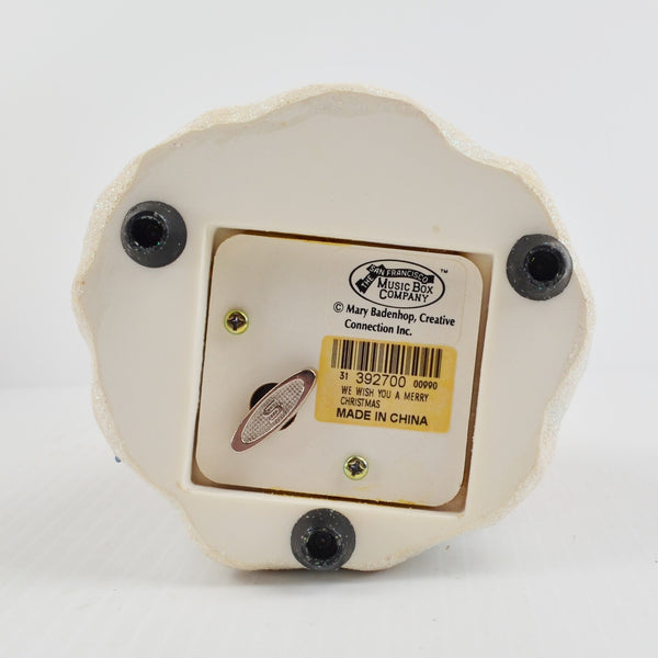 San Francisco Music Box Company Cat Xmas Tree We Wish You a Merry Christmas