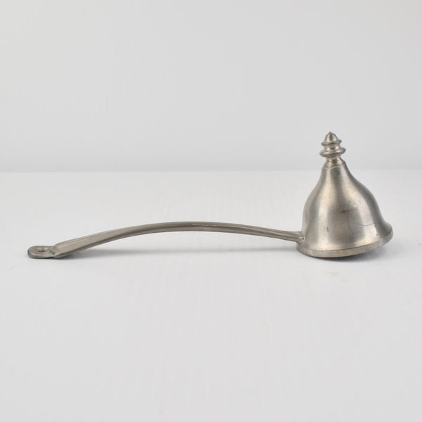 Pewter Candle Snuffer - Vintage Connecticut House Pewter - Signed 7.5"