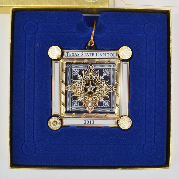 2013 Texas State Capitol Ornament - Booklet - Capitol Chamber Skylights - NEW