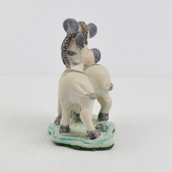 Dreamsicles Zebra Pair Figurine from 1998 Cast Art Noah’s Ark Set 10557