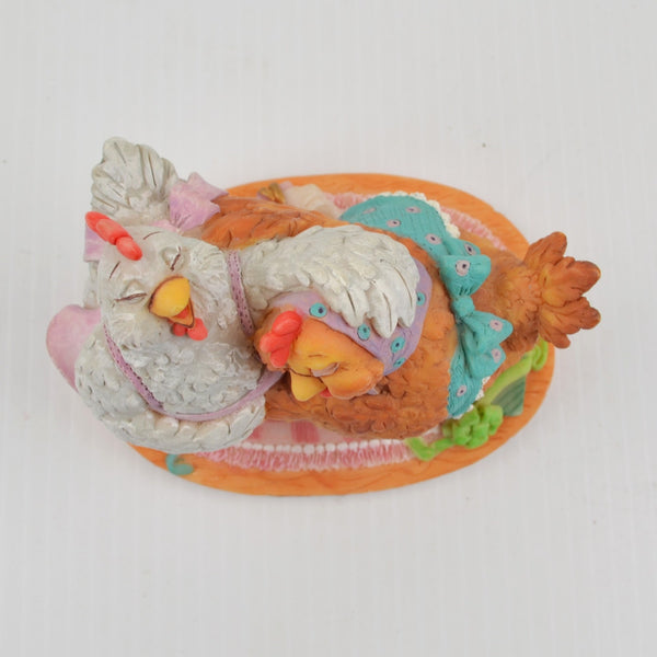 Vintage Chicken Soup For the Soul “True Friendship Lasts Forever” Figurine 1999