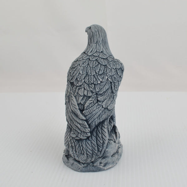 Eagle Sculpture Figurine Mt. St. Helens Volcanic Ash - Artisan Made in USA