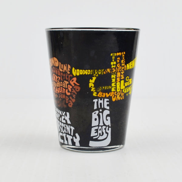 New Orleans Shot Glass - Jazz Band, French Quarter, Bourbon Street, Big Easy