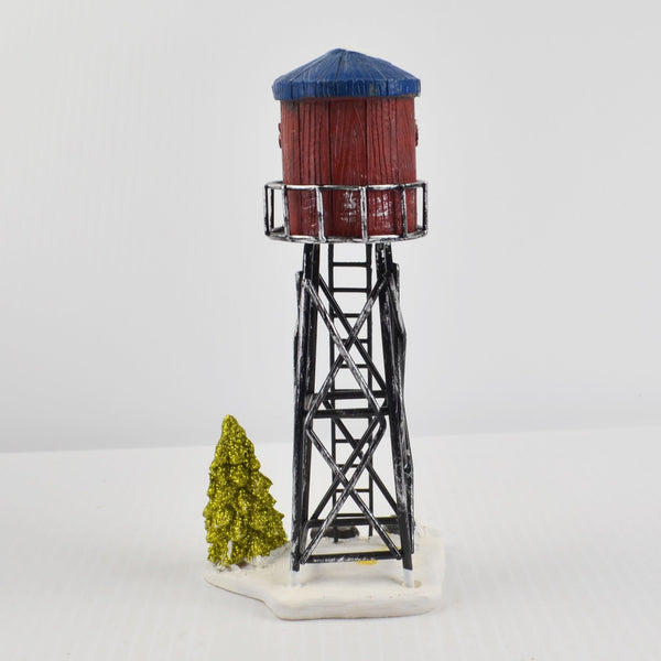 Holiday Time Christmas Village Water Towel - 7" Painted Christmas Farm Tower