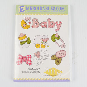 Baby Girl Designs Machine Embroidery CD - Mini Moments Embroidery Designs