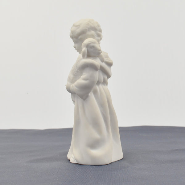 Avon Nativity Collectibles Shepherd Boy Porcelain Bisque Figures - 1983 in Box