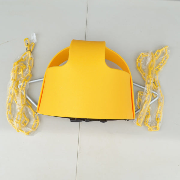 High Back Half Bucket Toddler Swing Set Seat - with Coated Chains & Safety Belt