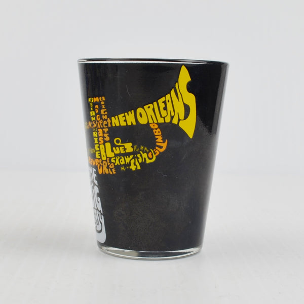 New Orleans Shot Glass - Jazz Band, French Quarter, Bourbon Street, Big Easy