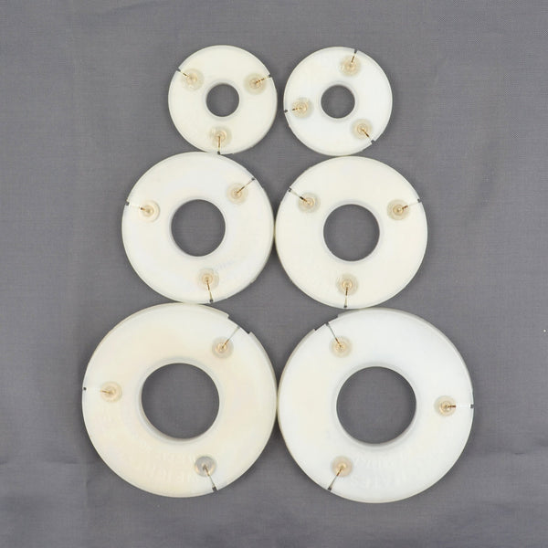 Set of 6 Vintage Weight-Mates Sewing Pattern Quilting Craft Weights, 3 Sizes