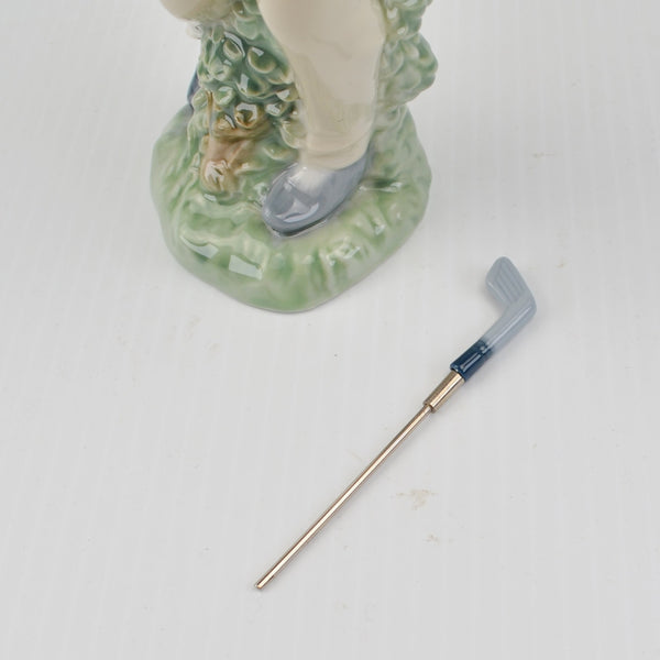 Vintage Lladro NAO Porcelain "Fore!" Golfer Figurine Golf Swing 451 Spain 1985