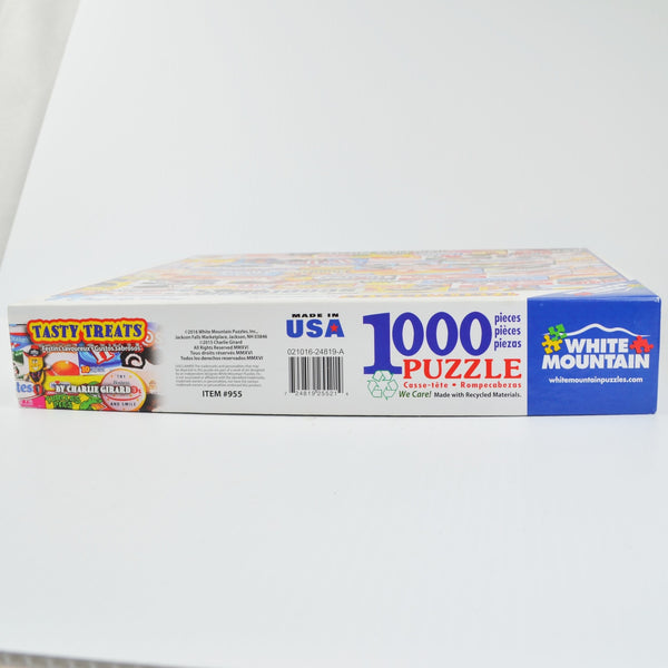 White Mountain Tasty Treats 1000 Piece Puzzle - 100% Complete - by Girard #955